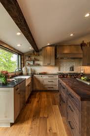 Since 1978, barker cabinets are made in usa and shipped ready to assemble. The Kitchen With Wood Warmth And The Wow Factor C R Remodeling
