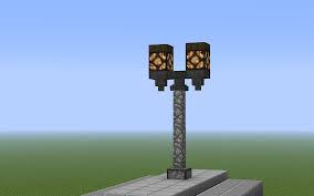 Old Style Lamp Post Minecraft Minecraft Decorations Minecraft Crafts