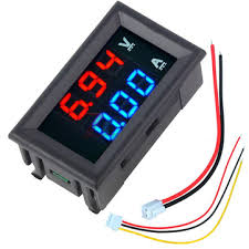 The voltmeter is always connected in parallel with the circuit. Geekcreit Mini Digital Voltmeter Ammeter Dc 100v 10a Voltmeter Current Meter Tester Blue Red Dual Led Display Sale Banggood Com