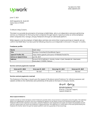 bit of background, i've done contract work exclusively through odesk since 2006. as far as i see it, the single most important thing you can do in your . Certificate Of Earnings Pdf Freelancer Employment
