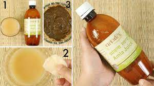 How To Use Patanjali Amla Juice For Glowing Skin Long Black Hair Review Amla Juice For Skin Healthy Hair Remedies