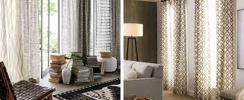 These room curtains feature the rich shade of aqua blue on a white background. How To Hang Curtains A Guide Crate And Barrel