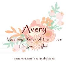 Baby Girl Name Avery Meaning Ruler Of The Elves Origin English Nicknames Ava Avie Baby Girl Names Girl Names With Meaning Baby Girl Names Elegant