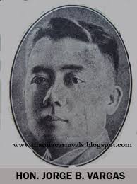 MANILA CARNIVALS 1908-1939: 195. Carnival Movers & Shakers: JORGE B. VARGAS
