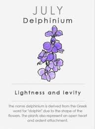 July Birth Flower Delphinium Purple Flower Horoscope Zodiac Astrology Birth Flower Tattoos Birth Flowers July Birth Flower