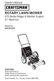 4.9 out of 5 stars 34. Craftsman Lawn Mower Parts Manual 944 361240