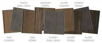 Solid wood, in general and hickory wood, in particular, is a warm material, which gives the room a. Weathered Gray Kitchen Cabinetry Finishes Both Painted And Stained Gain Popularity Woodworking Network