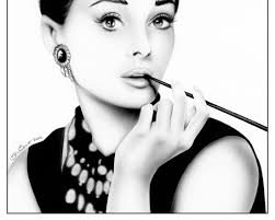 Audrey Hepburn 11x14 Art Print Vintage Hollywood Pin Up
