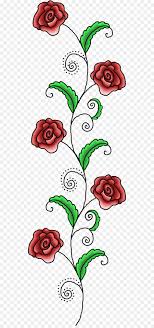 Pernah kah kalian membuat sketsa gambar pemandangan ? Taman Mawar Desain Bunga Thumbnail Gambar Png