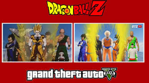 The adventures of a powerful warrior named goku and his allies who defend earth from threats. Dragon Ball Z Intro Recreated In Gta V Side By Side Comparison Gta Junkies