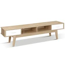 Classic elegant tv stand sideboard 2 drawers storage dark wood walnut corina. Buy Artiss Tv Stand Entertainment Unit Cabinet Storage Scandinavian 180cm Oak For Sale Online In Aus