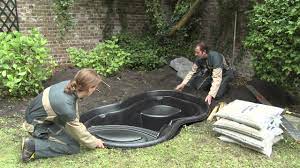 Most pond equipment will be connected through some form of pipework, including your main pump and filtration system. Installation Ubbink Ready Made Pond Youtube