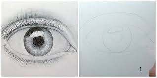 Disegni Belli Ma Facili Occhio Matita Foglio Bianco Tutorial Passo Per Passo Disegni A Matita Facili Disegni A Matita Disegni