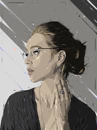 Adobe Draw Digital Painting Present On Behance Digital Portrait Illustration Portrait Illustration Top Paintings