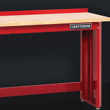 Craftsman 72 In W X 41 25 In H Wood Work Bench Lowes Com Workbench Woodworking Craftsman