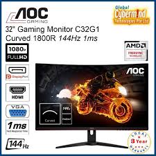 .la tv le32m1370 de aoc , con tecnología led que brinda imágenes con gran profundidad, mayor detalle y colores más vivos e intensos.¡prepárate para el cambio con aoc! Aoc 32 Inch C32g1 Curve Fhd Gaming Monitor 144hz 1ms Singapore