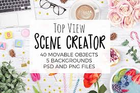 Scene Creator Top View 195244 Mockups Design Bundles Scene Creator The Creator Mockup Design