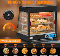 ROVSUN 26-in Length 1200W 3-Tier Electric Commercial Food ...