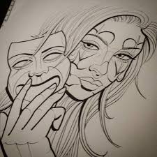 Female smile now cry later tattoos. Feminine Smile Now Cry Later Tattoo Drawings