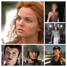The gorgeous actress Dina Meyer who played Dizzy in the movie Starship  Troopers