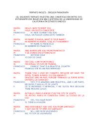 Doc Parrafo Ingles English Paragraph Nathy A Academia Edu