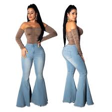 New Bell Bottom Fashion All Match High Waist Stretch Flared Jeans Trousers China Denim Jeans And Jean Price Made In China Com