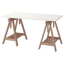 Linnmon Finnvard Table Blanc Ikea En 2020 Table Ikea Chevalet Bureau Ikea