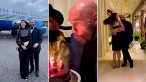 John Travolta balla con la figlia in occasione dei suoi 69 anni