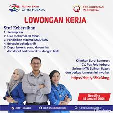 Lowongan kerja bi kanwil sumut medan. Lowongan Kerja Rs Citra Husada Jember Januari 2021