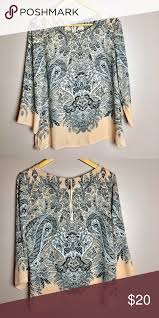 Rose Olive Floral Pink Blouse Size M Clothes Design Fashion Fashion Design