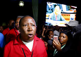 Various groups gathered in the free state town ahead of the appearance of brendin horner's alleged murderers. South Africa Julius Malema Surrounded By Armed Police