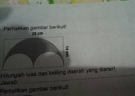 Cari dan hitunglah luas persegi panjang tersebut. Hitunglah Luas Dan Keliling Daerah Yang Diarsir Brainly Co Id