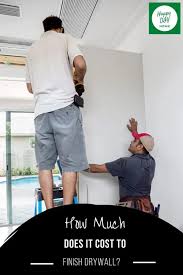 Find here detailed information about drywall installation costs. How Much Does It Cost To Finish Drywall Happy Diy Home