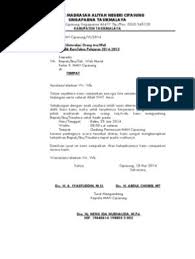 Mengingat bahwa teknologi komunikasi saat ini. Surat Undangan Rapat Orang Tua Wali Siswa Baru