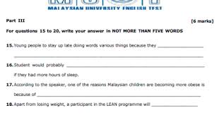 Ebook contoh soalan muet reading. Contoh Soalan Muet Speaking Test Libra Quotes