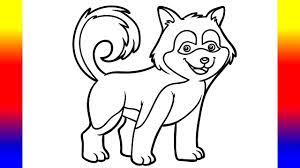 Husky drawing with images puppy coloring pages husky drawing. Husky Puppy Coloring Pages Novocom Top