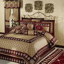Burgundy Gold Bedding Fleur De Lis Burgundy Bedroom Bed Linens Luxury Luxury Bedding