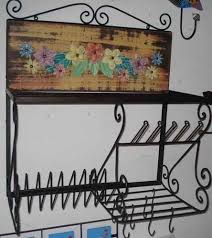 Paneleiro Em Ferro E Madeira De Demolicao R 200 00 Wrought Iron Design Iron Art Idea Creativas