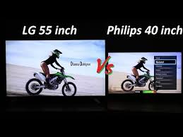 Der beste in dieser kategorie ist der sony xh9505. Lg 55 Inch 4k Smart Led Tv Vs Philips 40 Full Lcd Tv Test Youtube