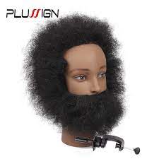 Free shipping on many items | browse your favorite brands | affordable prices. African American Training Head Human Hair Afro Style With Beard Male Mannequin Head For Cutting Practice With Free Table Stand Aliexpress