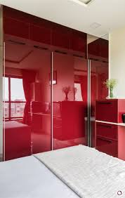 Maybe you would like to learn more about one of these? Compact Stylish Home With Cheery Interiors Red Bedroom Decor Bedroom Decor Wardrobe Design Bedroom