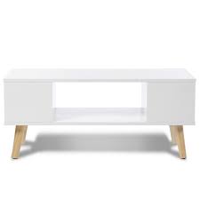 Objectif table basse sur selency. Table Basse Scandinave Pas Cher Laquee En Blanc Id Market