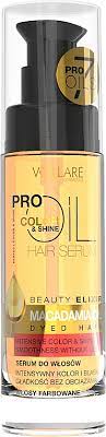 From lustrous locks to softer strands, hair serum makes the hair appear smooth, shiny and glossy. Vollare Pro Oli Color Shine Hair Serum Haarserum Fur Coloriertes Haar Mit Macadamiaol Makeupstore De