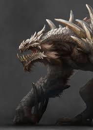 Artstation Behemoth Earl Lan Fantasy Monster Behemoth Fantasy Creatures