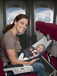 Flyebaby Flyebaby Is A Hammock Type Seat That Can Be Used On An Airplane During The Cruise Portion Of The Airplane Baby Baby Hammock Traveling With Baby