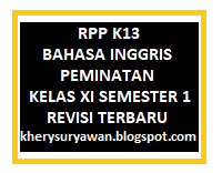 Materi bahasa inggris lintas minat kelas 11 semester 1. Rpp K13 Bahasa Inggris Peminatan Kelas Xi Semester 1 Revisi Terbaru Kherysuryawan Id