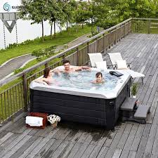 Check spelling or type a new query. China Sunrans Cheap Outdoor Hot Tub Spa With Jacuzzi Swim Spa Function China Spa Hot Tub