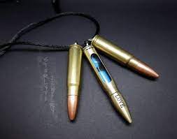 Chloe Price Life Is Strange Tri Bullet Cosplay Three Bullet Necklace With Blue Hourglass Fandom Jewelry Chloe Price Life Is Strange