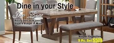 Chatelet 5 piece round dining room set. Dining Room Sets Houston Furniture Queen Saves You Green