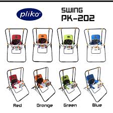 Tersedia lengkap 1 pilihan barang pliko rocking chair hammock 3 phases (4 pilihan motif). Ayunan Baby Swing Pliko 202 Tempat Duduk Makan Bayi Perlengkapan Makan Bayi Shopee Indonesia